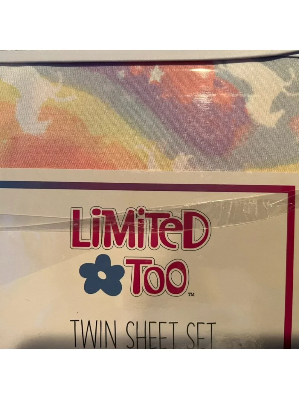 New LIMITED TOO Rainbow Unicorn Tie Dye Twin Sheet Set - 3-pc TWIN SIZE